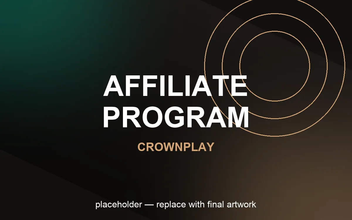 CrownPlay Partnerprogramm – Dashboard
