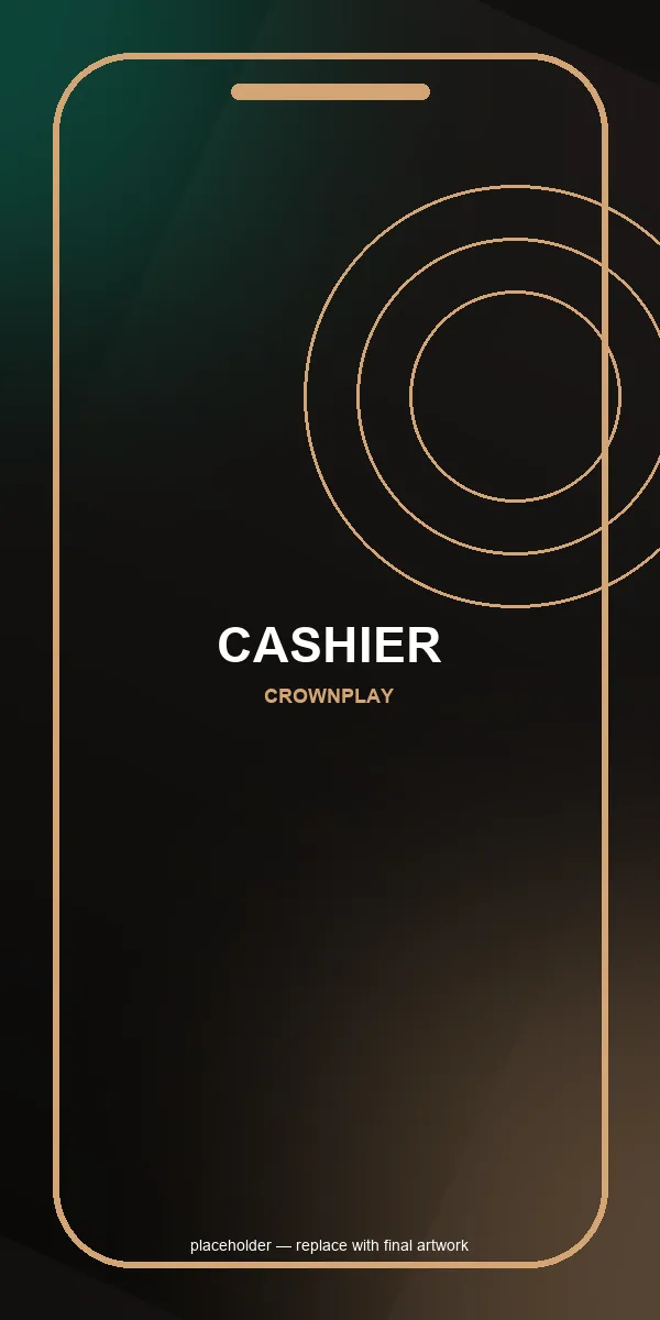CrownPlay App – Kasse mit Einzahlung
